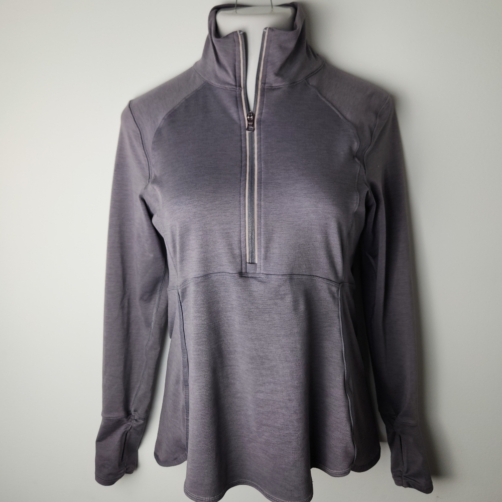 Calia 1/2 Zip Gray Purple Jacket L